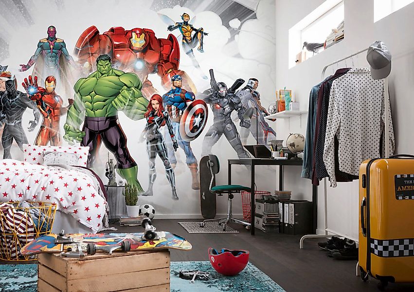 Komar Vliestapete »Digitaldruck Vlies - Avengers Unite - Größe 500 x 280 cm günstig online kaufen