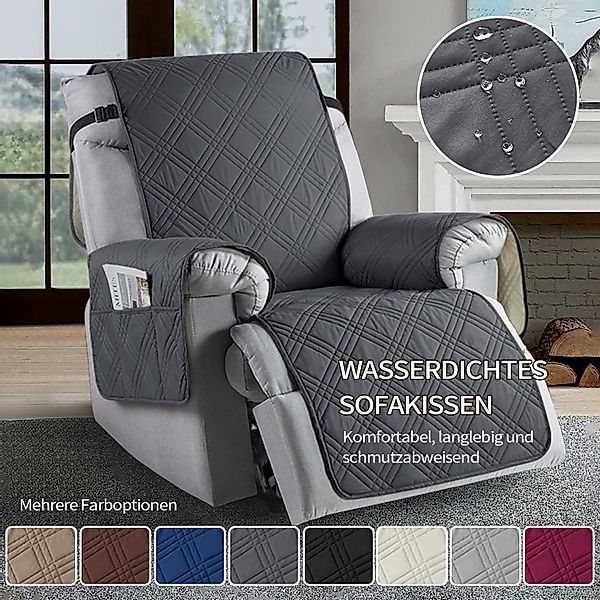 Refttenw Sesselschoner Sesselschonbezug Anti-Rutsch Sesselauflage 230cm günstig online kaufen