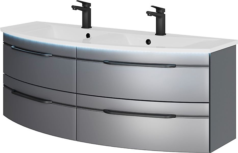 Saphir Waschtisch »Serie 7045 Mineralmarmor-Waschtisch und Unterschrank, 13 günstig online kaufen