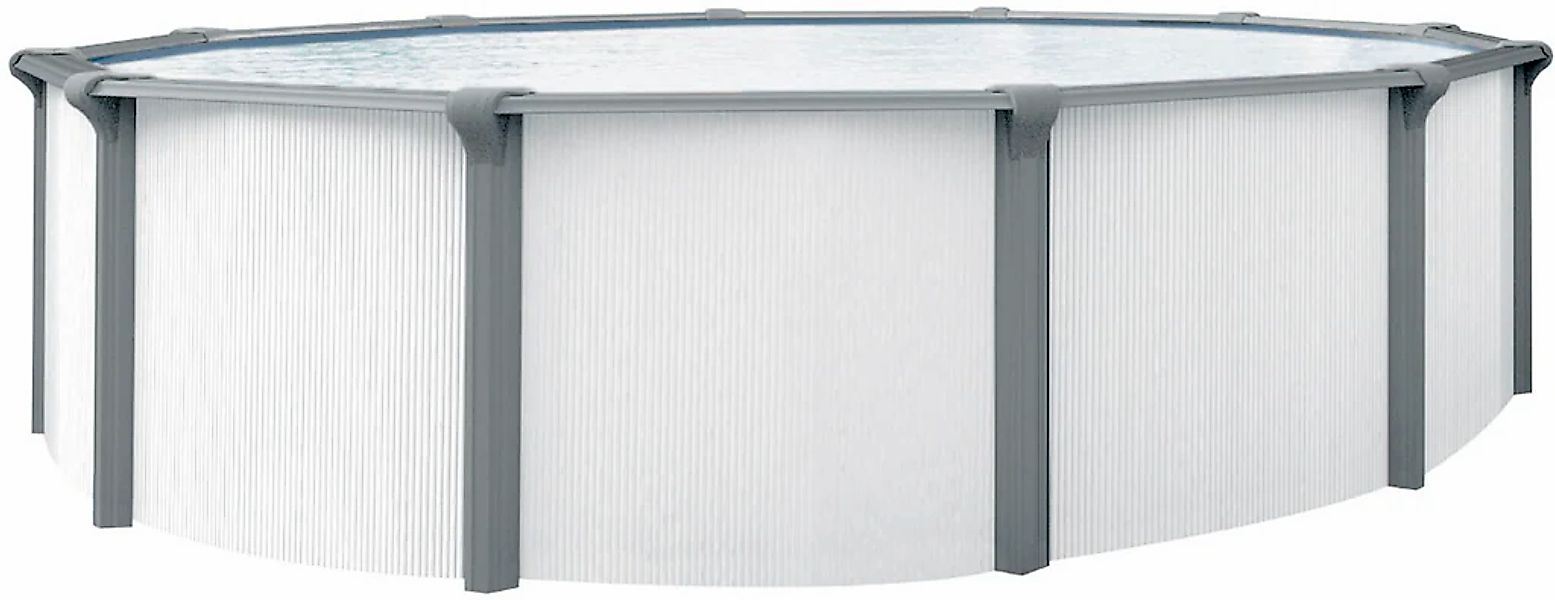 KWAD Rundpool "Green line Evolution" 5,5x1,32 white- design Folie in blau, günstig online kaufen