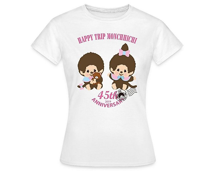 Spreadshirt T-Shirt Monchhichi 45 Jahre Geburtstag Frauen T-Shirt (1-tlg) günstig online kaufen