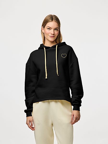 pieces Kapuzensweatshirt PCCHILLI LS HEART HOODIE günstig online kaufen