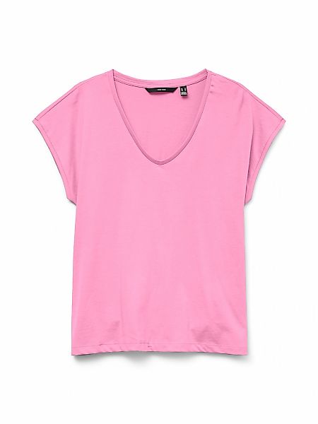 Vero Moda Kurzarmshirt VMLUNA SS V-NECK günstig online kaufen