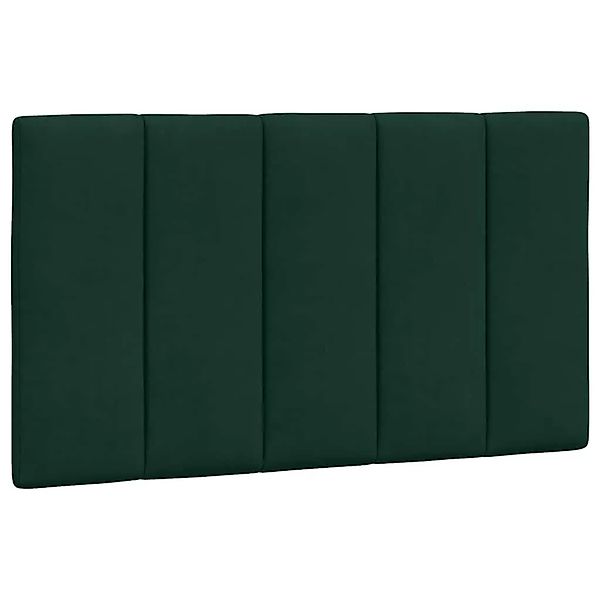 vidaXL Kopfteil-Kissen Hanko Dunkelgrün 90 cm Samt 374652 günstig online kaufen