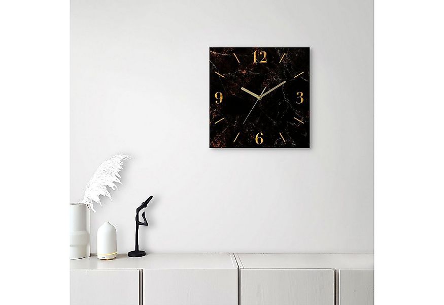 Leonique Wanduhr Marmor (wahlweise mit Quarz- oder Funkuhrwerk, lautlos ohn günstig online kaufen