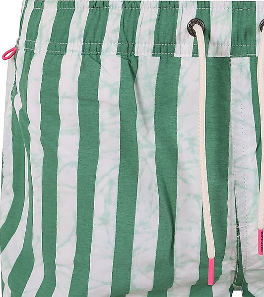 Scotch & Soda Badeshorts Streifen Grün - Größe L günstig online kaufen