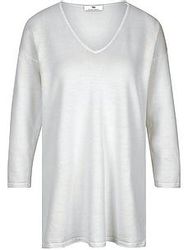 V-Pullover 3/4-Arm Peter Hahn weiss günstig online kaufen