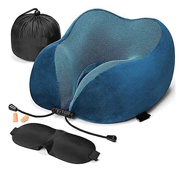 zggzerg Nackenstützkissen Reise Nackenkissen, Memory Foam Stoff Ergonomisch günstig online kaufen