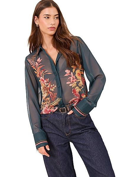 LIPSY Hemdbluse Lipsy Bedruckte Chiffonbluse, Regular (1-tlg) günstig online kaufen