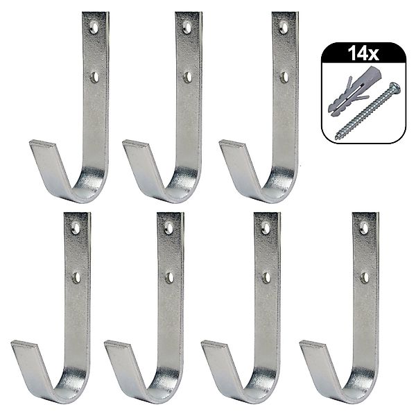 Filmer Wandhaken 7x Set Wand-Haken Montage-Halterung günstig online kaufen
