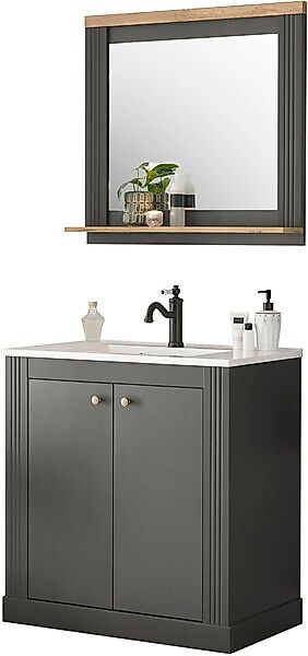 Home affaire Badmöbel-Set »WESTMINSTER, Bad im Landhausstil, 2-teiliges Bad günstig online kaufen