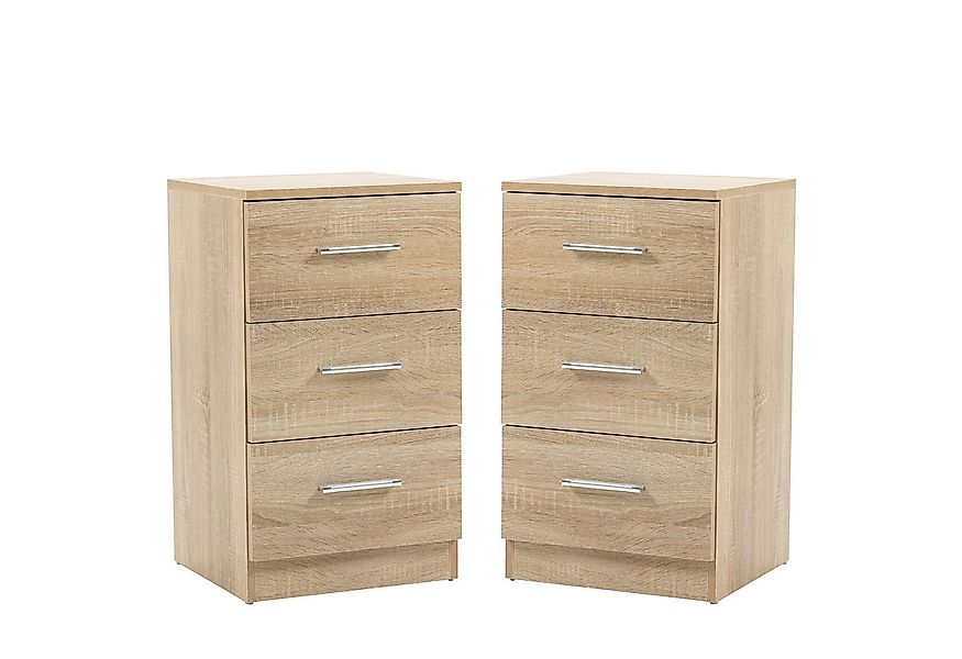 Thanaddo Nachttisch Nachttische, Nachtkommode mit Schubladen für Schlafzimm günstig online kaufen