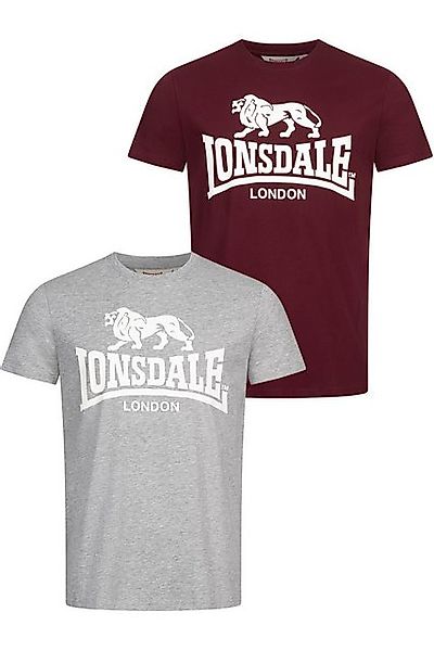 Lonsdale T-Shirt Lonsdale Herren T-Shirt Doppelpack Kelso günstig online kaufen