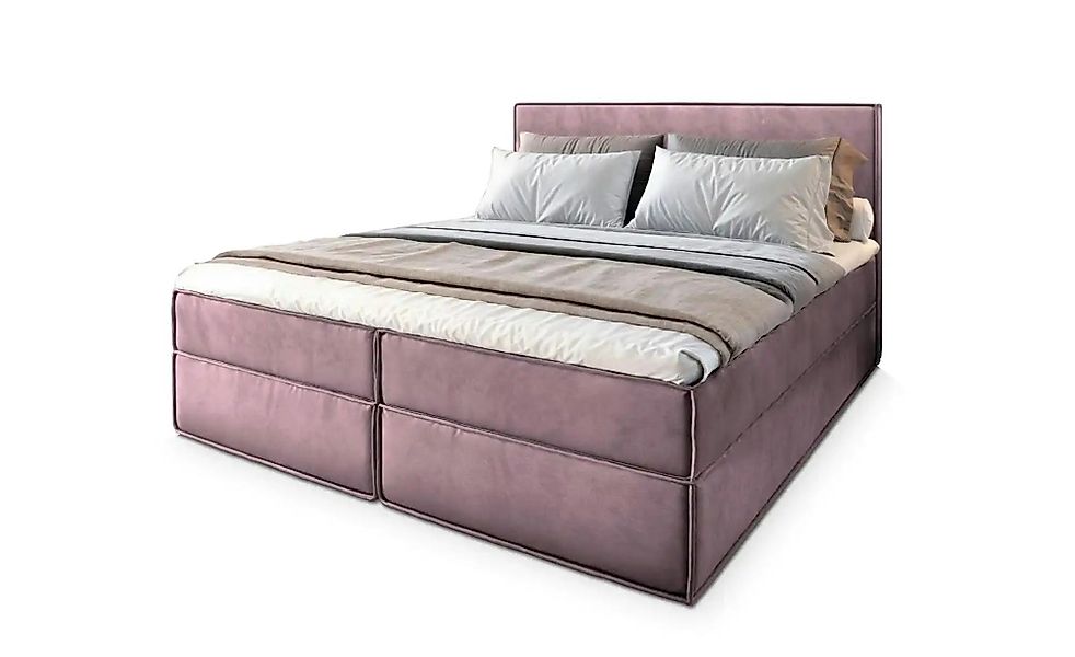 MASSENO Boxbett mit Bettkasten Pellio ¦ lila/violett ¦ Maße (cm): B: 140 H: günstig online kaufen