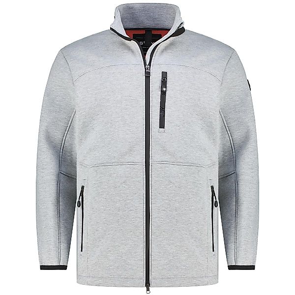 STOY Blousonjacke aus Stretch-Jersey Farbe grau Größe: 3XL günstig online kaufen