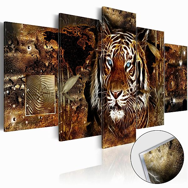 Acrylglasbild - Golden Jungle [glass] günstig online kaufen