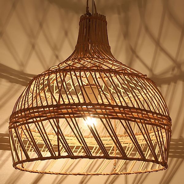 Casa Moro Deckenleuchten Pendelleuchte Rattan AVA günstig online kaufen