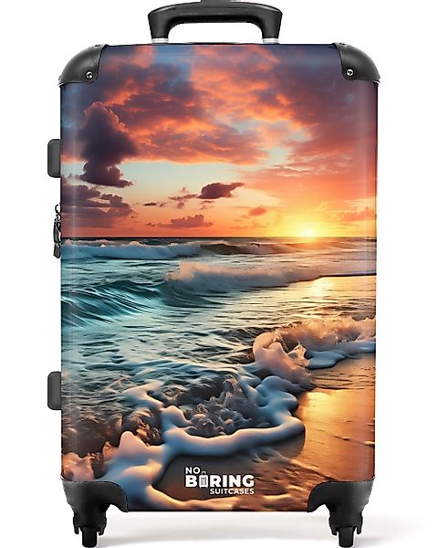 NoBoringSuitcases.com© Hartschalen-Trolley Gewelltes Meer bei Sonnenunterga günstig online kaufen