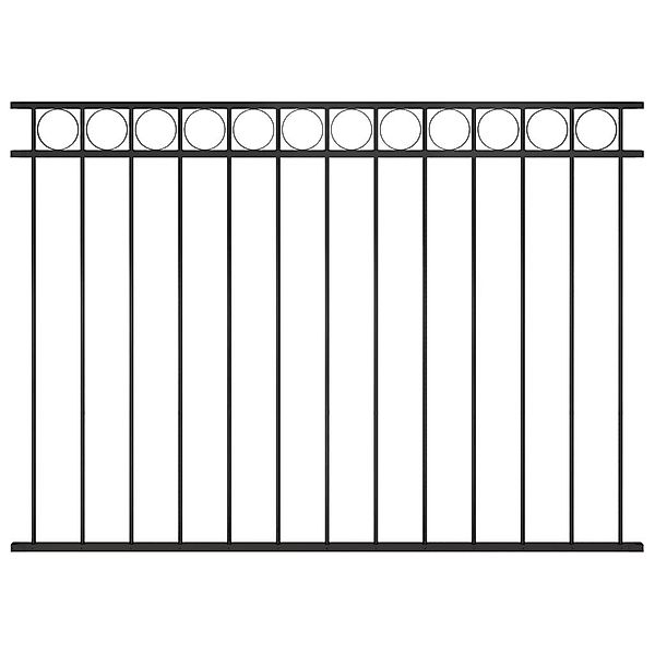 vidaXL Gartenzaun Zaunfeld Stahl 1,7x1,2 m günstig online kaufen