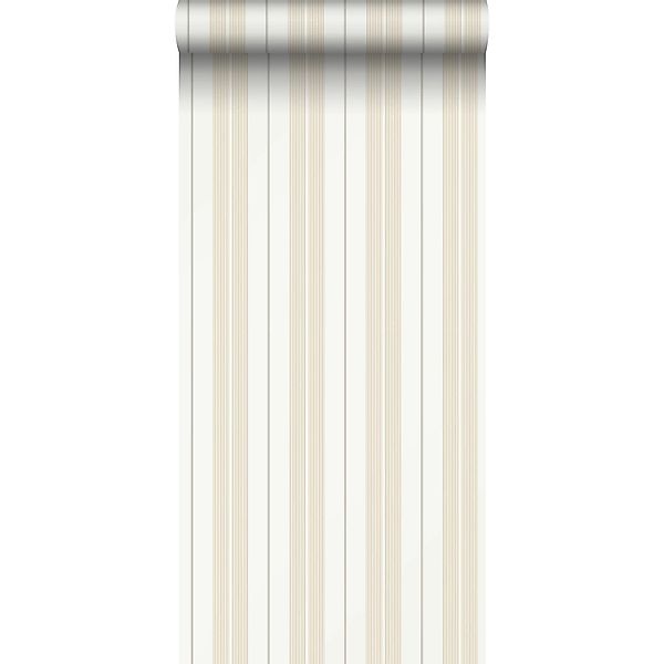 Sanders & Sanders Tapete Streifen Gelb Und Beige 53 Cm X 1005 Cm 640693 günstig online kaufen