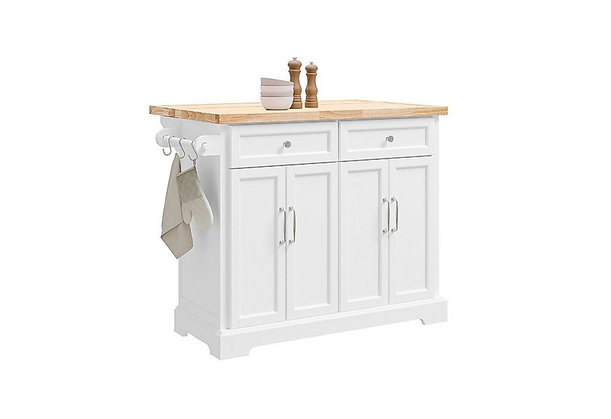 SoBuy Küchenwagen FKW71, Servierwagen mit Rollen, Rollwagen, Barwagen, Küch günstig online kaufen