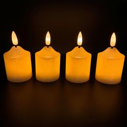Online-Fuchs LED-Kerze 4er Set Votivkerzen, Teelichter günstig online kaufen
