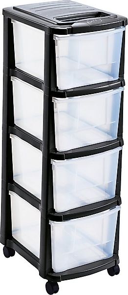 M home Rollcontainer Schubladenrollwagen PLS6241 Schubladenschrank Kunststo günstig online kaufen