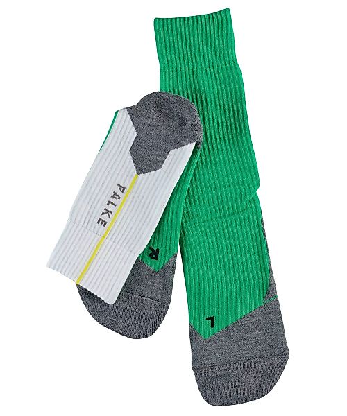 FALKE TE2 Thread Herren Tennis Socken, 42-43, Grün, AnderesMuster, Baumwoll günstig online kaufen