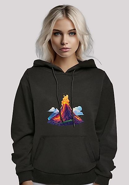 F4NT4STIC Kapuzenpullover Vulkanausbruch Premium Qualität günstig online kaufen