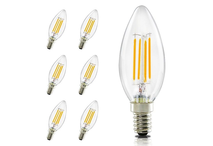 ZMH LED-Leuchtmittel LED Edison Glühbirne Vintage Kronleuchter Kerzenlampe günstig online kaufen