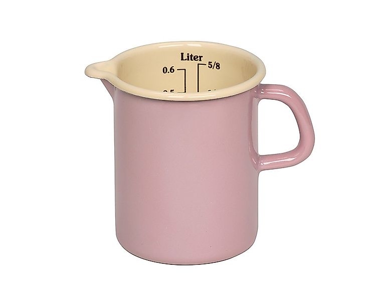 Riess Küchenmaß Emaille Messbecher Pastell Rosa 9cm günstig online kaufen