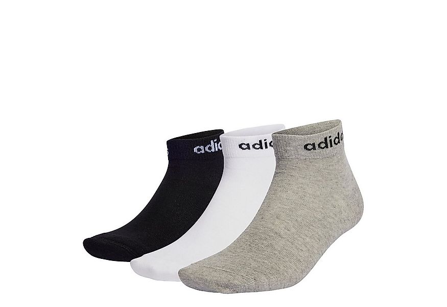 adidas Sportswear Füßlinge THINK LINEAR ANKLE SOCKEN, 3 PAAR (1-Paar) günstig online kaufen