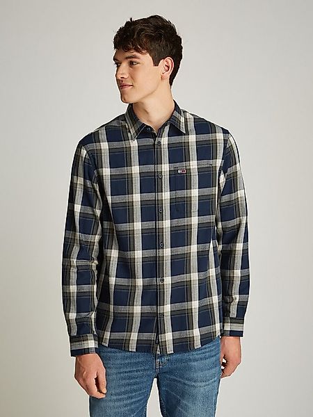 Tommy Jeans Plus Langarmhemd TJM REG CHECK FLANNEL SHIRT EXT in Großen Größ günstig online kaufen