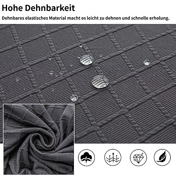 BYSURE Stuhlbezug Stretch Stuhlbezug Jacquard Esszimmerstühlhussen günstig online kaufen