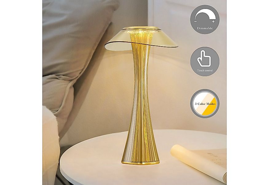 Nettlife LED Nachttischlampe Dimmbar Modern USB mit 3 Helligkeitsstufen Tis günstig online kaufen
