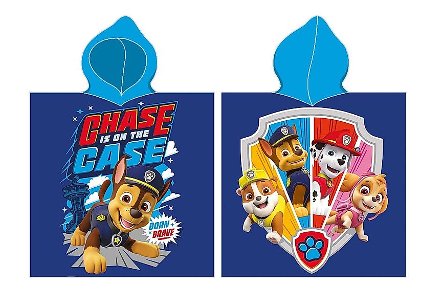 PAW PATROL Kapuzenhandtuch Paw Patrol Poncho günstig online kaufen