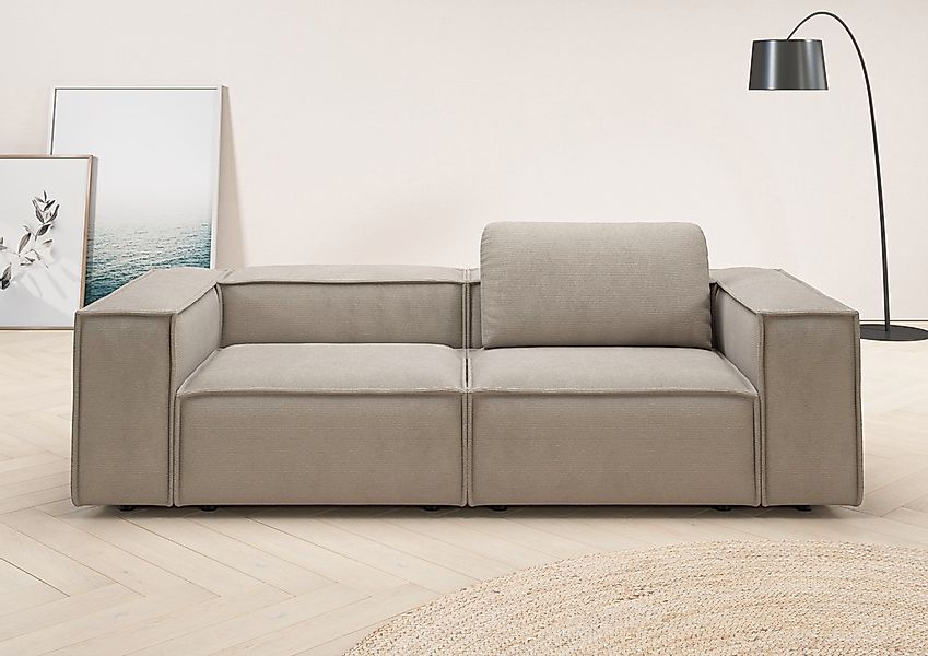 Home affaire 2-Sitzer "Watertown, modernes Sofa 246 cm breit, auch in Feinc günstig online kaufen