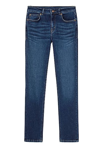 Hessnatur 5-Pocket-Jeans LEA Mid Rise Slim aus Bio-Denim (1-tlg) günstig online kaufen