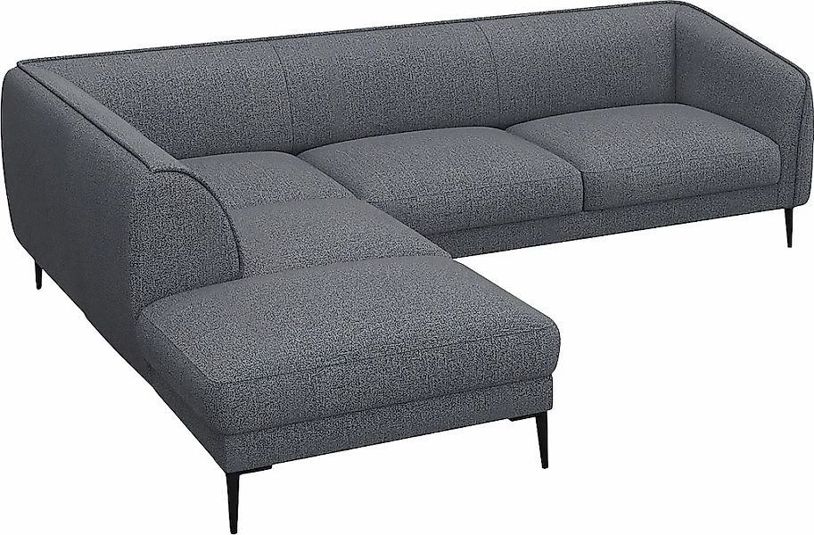 FLEXLUX "Belle Designsofa, L-Form, B/T 268/209 cm" Skandinavisches Design, günstig online kaufen