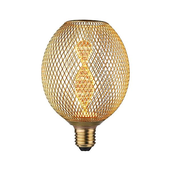 Paulmann LED-Leuchtmittel »Metallic Glow Globe messing Helix 130lm 3,5W 180 günstig online kaufen