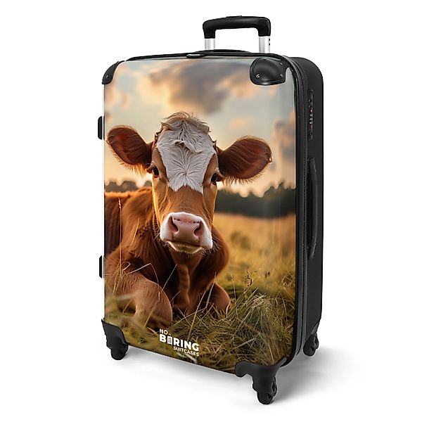 NoBoringSuitcases.com© Hartschalen-Trolley mit leuchtende Räder - günstig online kaufen