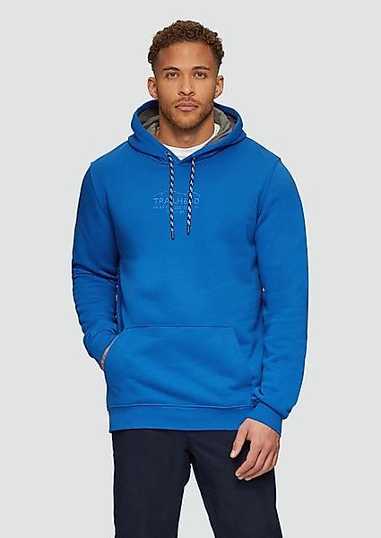 s.Oliver Sweatshirt Hoodie mit Kängurutasche und Stickerei Stickerei günstig online kaufen