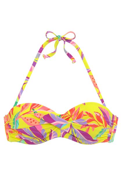 s.Oliver Bügel-Bandeau-Bikini-Top "Mallorca" in Wickeloptik günstig online kaufen