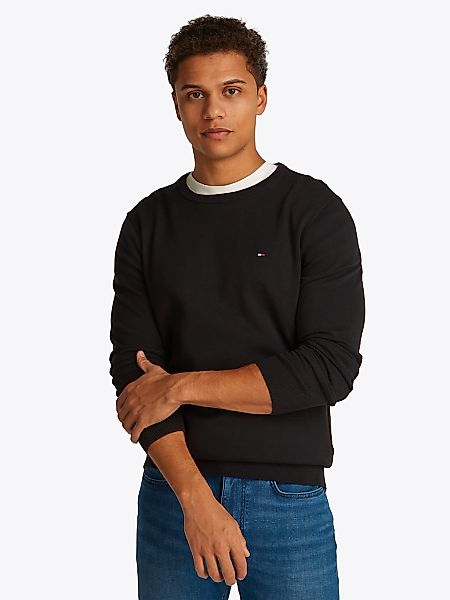 Tommy Hilfiger Rundhalspullover "ESSENTIAL COTTON CREW NECK" 100% Baumwolle günstig online kaufen
