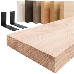 LAMO Manufaktur Wandregal Holz Gerade Regal günstig online kaufen