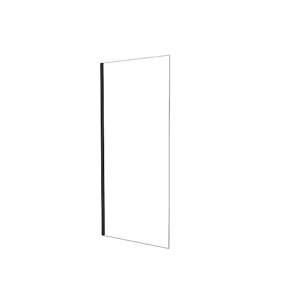 AICA Walk In Dusche 70 x 185cm Schwarz Duschwand 6mm NANO ESG Duschabtrennu günstig online kaufen