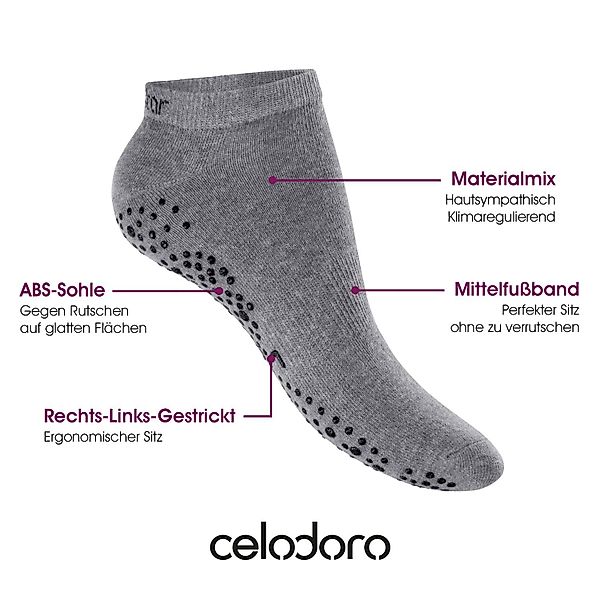 celodoro Sportsocken Damen Pilates & Yoga günstig online kaufen