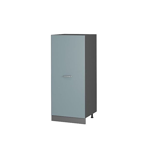 Vicco Hochschrank R-Line Küchenkommode Blau-Grau/Anthrazit 60 cm günstig online kaufen