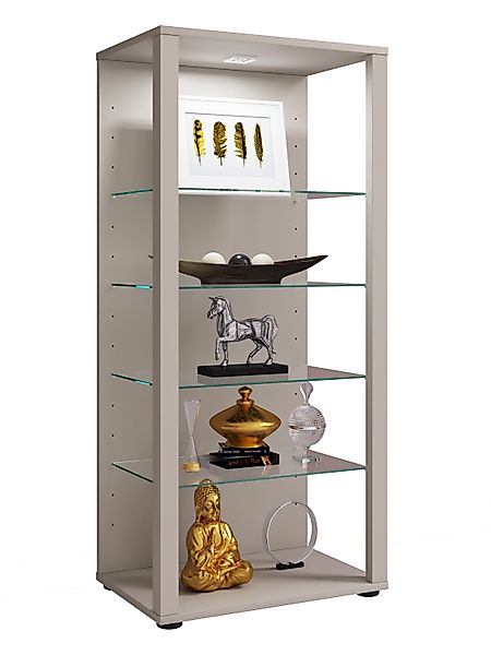 VCM Standvitrine Holz Glas Stand Vitrine günstig online kaufen