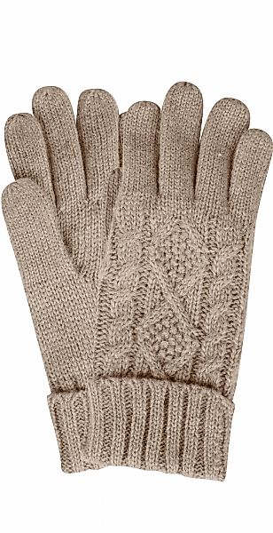Capelli New York Strickhandschuhe, elegantes Zopfstrickmuster, Umschlag am günstig online kaufen